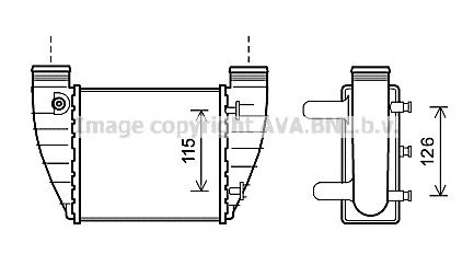 Intercooler, compresor