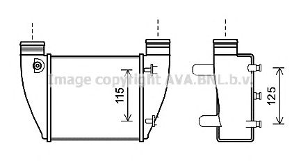 Intercooler, compresor