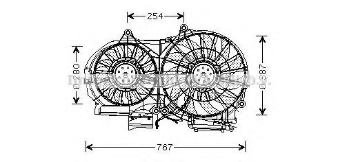 Ventilator, radiator