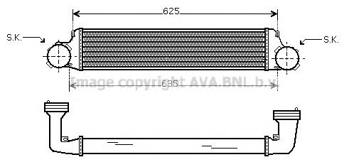 Intercooler, compresor