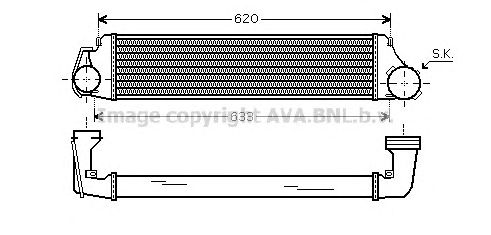 Intercooler, compresor