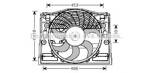 Ventilator, radiator