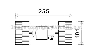 Electromotor, ventilatie interioara