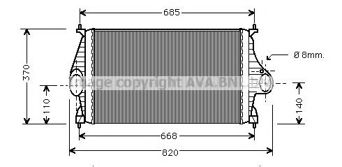 Intercooler, compresor