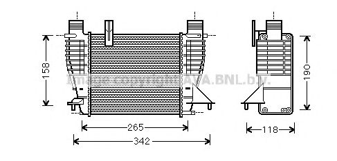 Intercooler, compresor