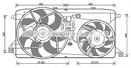 Ventilator, radiator