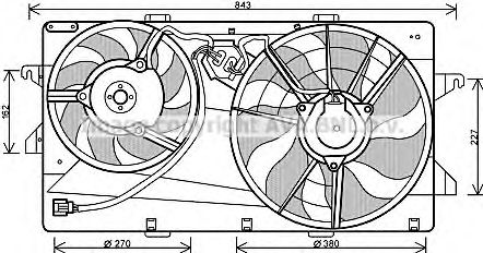 Ventilator, radiator