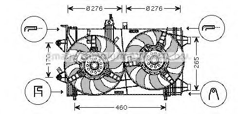 Ventilator, radiator