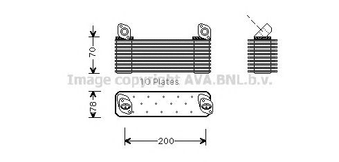 Radiator ulei, ulei motor