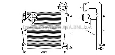 Intercooler, compresor