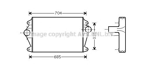 Intercooler, compresor