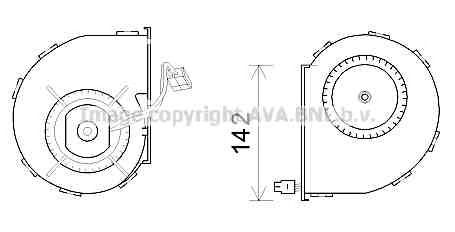 Electromotor, ventilatie interioara