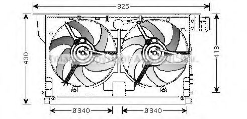 Ventilator, radiator