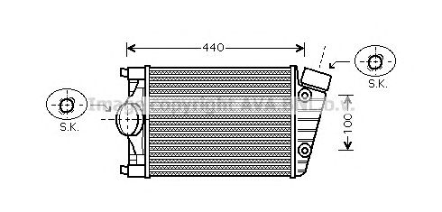 Intercooler, compresor