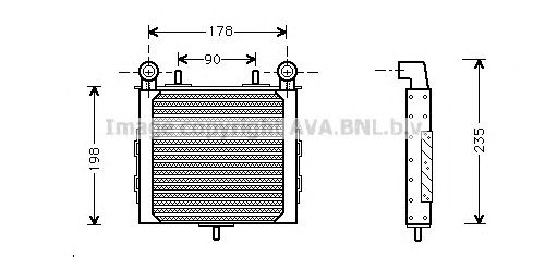 Radiator ulei, ulei motor