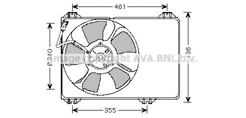 Ventilator, radiator