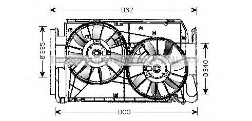 Ventilator, radiator