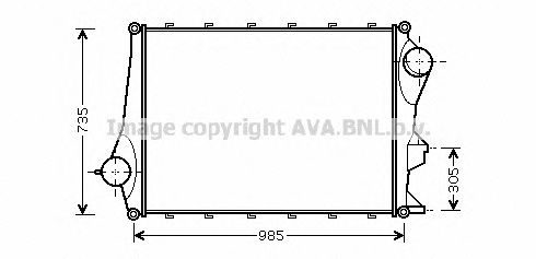 Intercooler, compresor