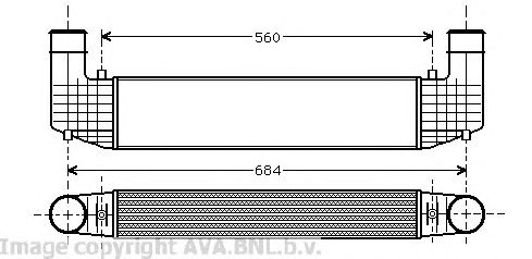 Intercooler, compresor