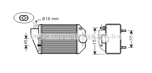 Intercooler, compresor