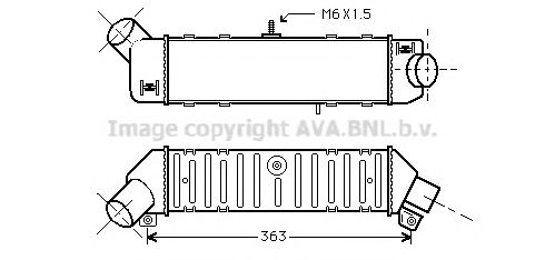 Intercooler, compresor