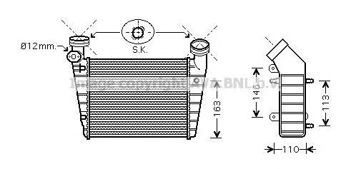 Intercooler, compresor