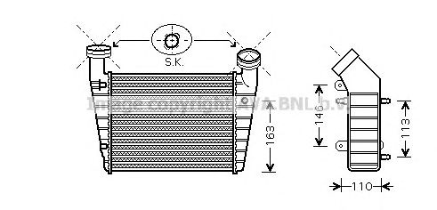 Intercooler, compresor