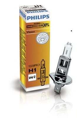 Bec far faza lunga H1 12V/55W +30% PHILIPS VISION P14,5S