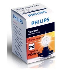 Bec, semnalizator PY24W 12V/24W PGU20/4 SILVERVISION PHILIPS