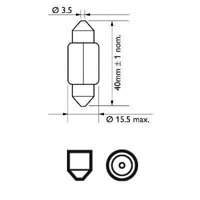 Bec, lumini interioare; Bec, iluminare portbagaj; Bec, iluminare compartiment motor; Bec incandescent