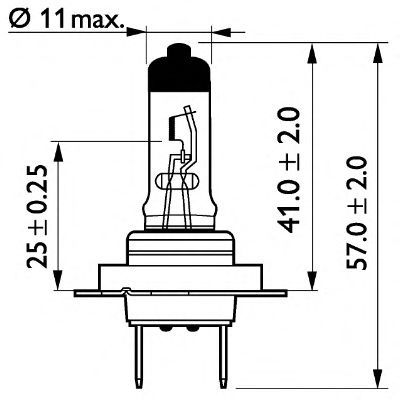 Bec far faza lunga 24V HEADLIGHTING H7