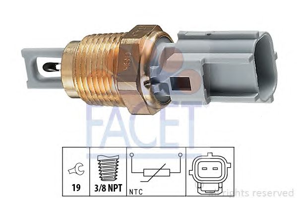 senzor,temperatura aer admisie FORD ESCORT/FIESTA 76