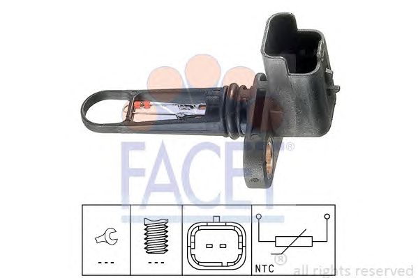 senzor,temperatura aer admisie CITROEN C2/C3/C4 HDI