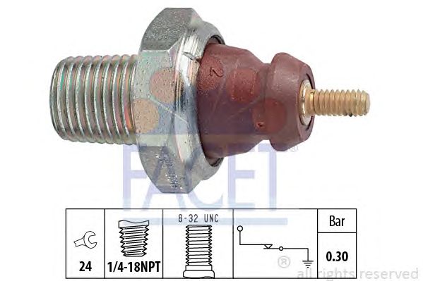 Senzor presiune ulei FORD ESCORT/FIESTA 76-