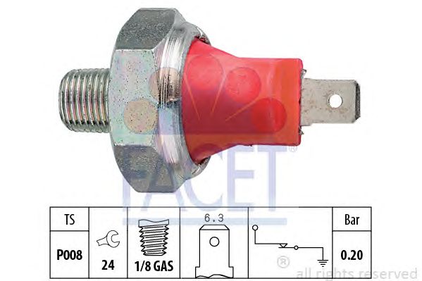 Senzor presiune ulei KIA/TOYOTA/SUBARU 0,2BAR