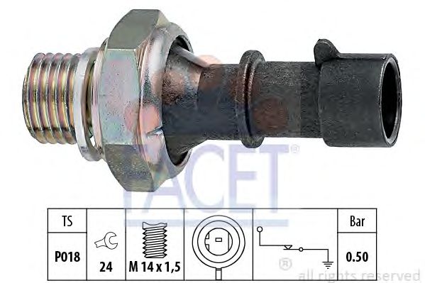 Senzor presiune ulei OPEL ASTRA/CORSA 91- 0