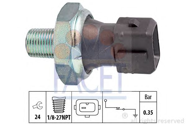 Senzor presiune ulei ROVER 800 86-99