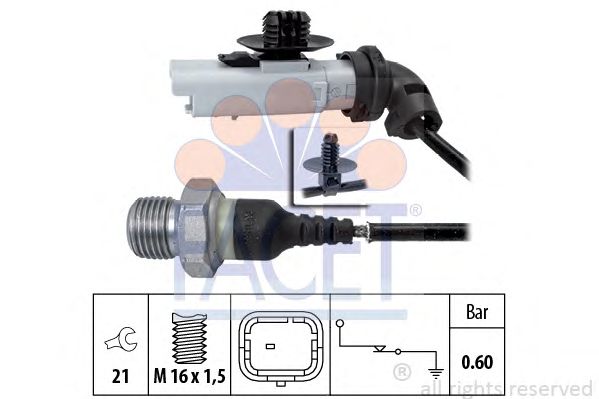 Senzor presiune ulei CITROEN C3 1,6HDI 09-