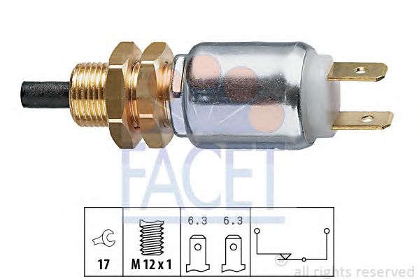 Comutator lumini frana VOLVO 240-265/740-780