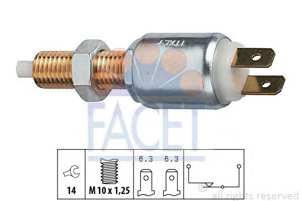 Comutator lumini frana