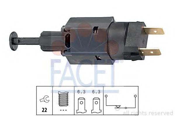 Comutator lumini frana OPEL ASTRA/KADETT E/VECTRA