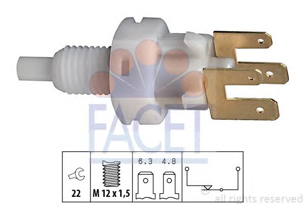 Comutator lumini frana