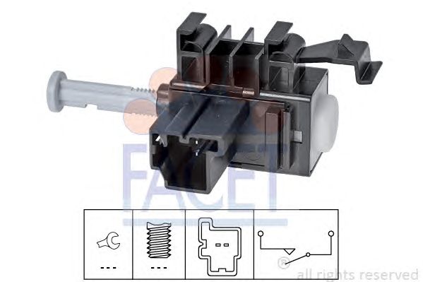 Comutator, actionare ambreiaj (Tempomat) FORD FOCUS/C/S-MAX 06-