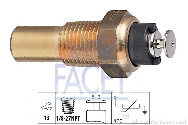 Senzor,temperatura lichid de racire OPEL ASCONA/CORSA/KADETT