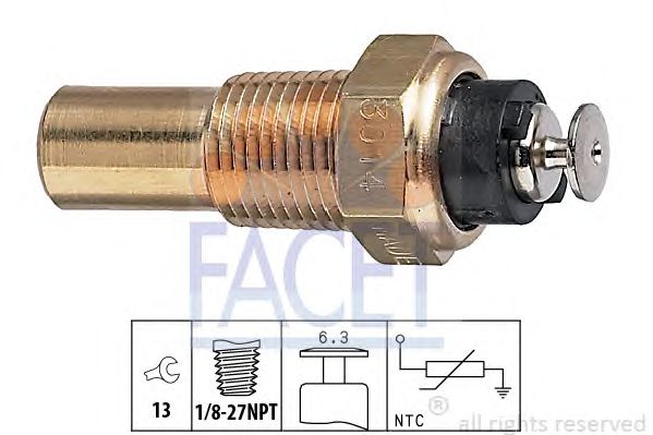 Senzor,temperatura lichid de racire DAEWOO LANOS/NEXIA/NUBIRA