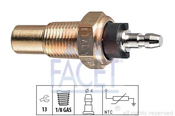 Senzor,temperatura lichid de racire HONDA/DAIHATSU