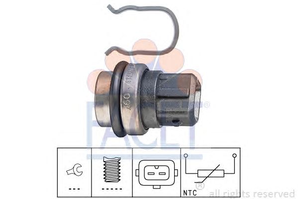 Senzor,temperatura lichid de racire VW GOLF/LT/T4 89-94