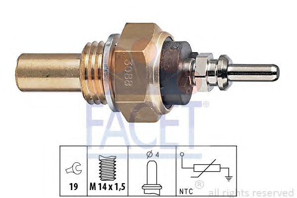 Senzor,temperatura lichid de racire MERCEDES-BENZ OM601-603/615-617