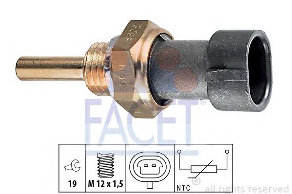 Senzor,temperatura ulei OPEL VECTRA B/C 2,2B