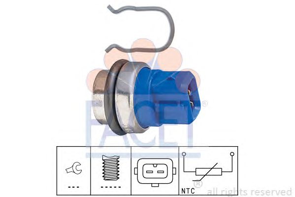 Senzor,temperatura lichid de racire VW A80/100/GOLFII